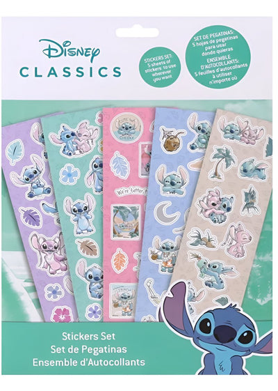 Disney stitch sticker set - 5 vellen