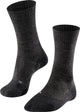 Falke tk2 wool anti-blaar dik wol functioneel materiaal wandelsokken heren grijs - maat 46-48