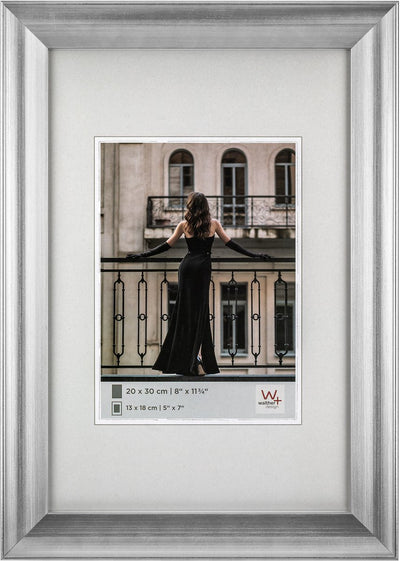 Walther venice - fotolijst - fotoformaat 30x40 cm - zilver