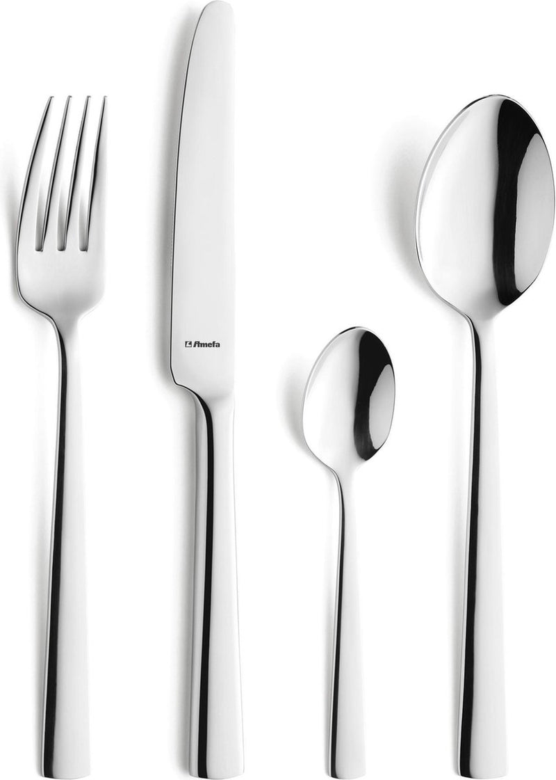 Amefa moderno - 6 persoons - 24-delige bestekset - voor 6 personen - zilver-luxe geschenkdoos- hoogwaardig 18 10 chroomnikkelstaal