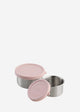 Aya ida aya ida - set snack containers - lunchbox - pillendoosje - set voedselcontainer - granola container - 100ml + 200ml - soft rose