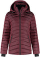 Kjelvik yvon dames outdoorjas - burgundy