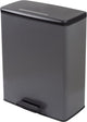 Curver decobin prullenbak - 65l - rechthoekig - grijs