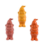 Decoris gnoom keramiek 10x9.5x25cm oranje tinten - afbeelding 1