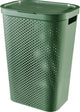 Curver infinity recycled dots wasmand met deksel - 60l - groen