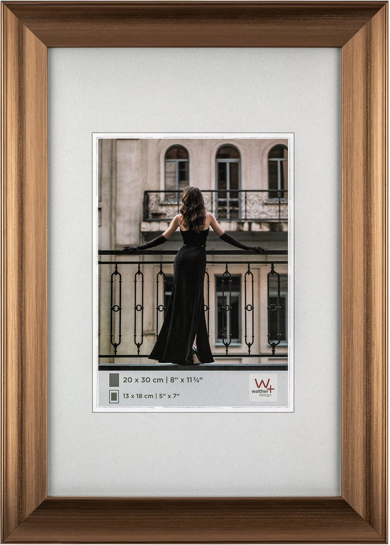 Walther venice - fotolijst - fotoformaat 20x30 cm - bronzen