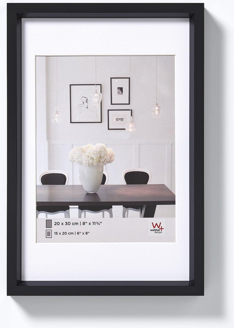 Walther steel style - kunststof lijst - fotoformaat 50x70 cm - zwart