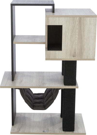 Trixie citystyle - krabpaal - grijs zwart - 98 cm
