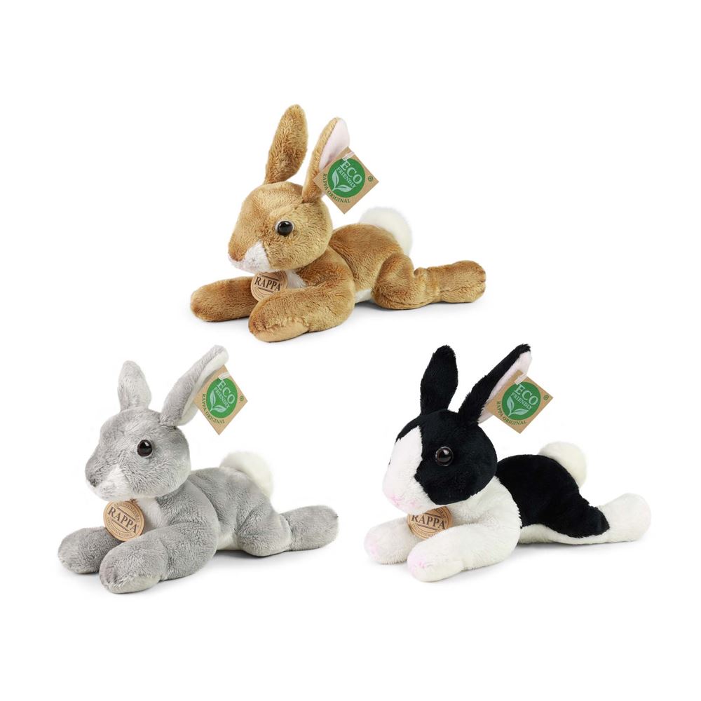 Pluche konijnen assorti 22 cm eco-friend