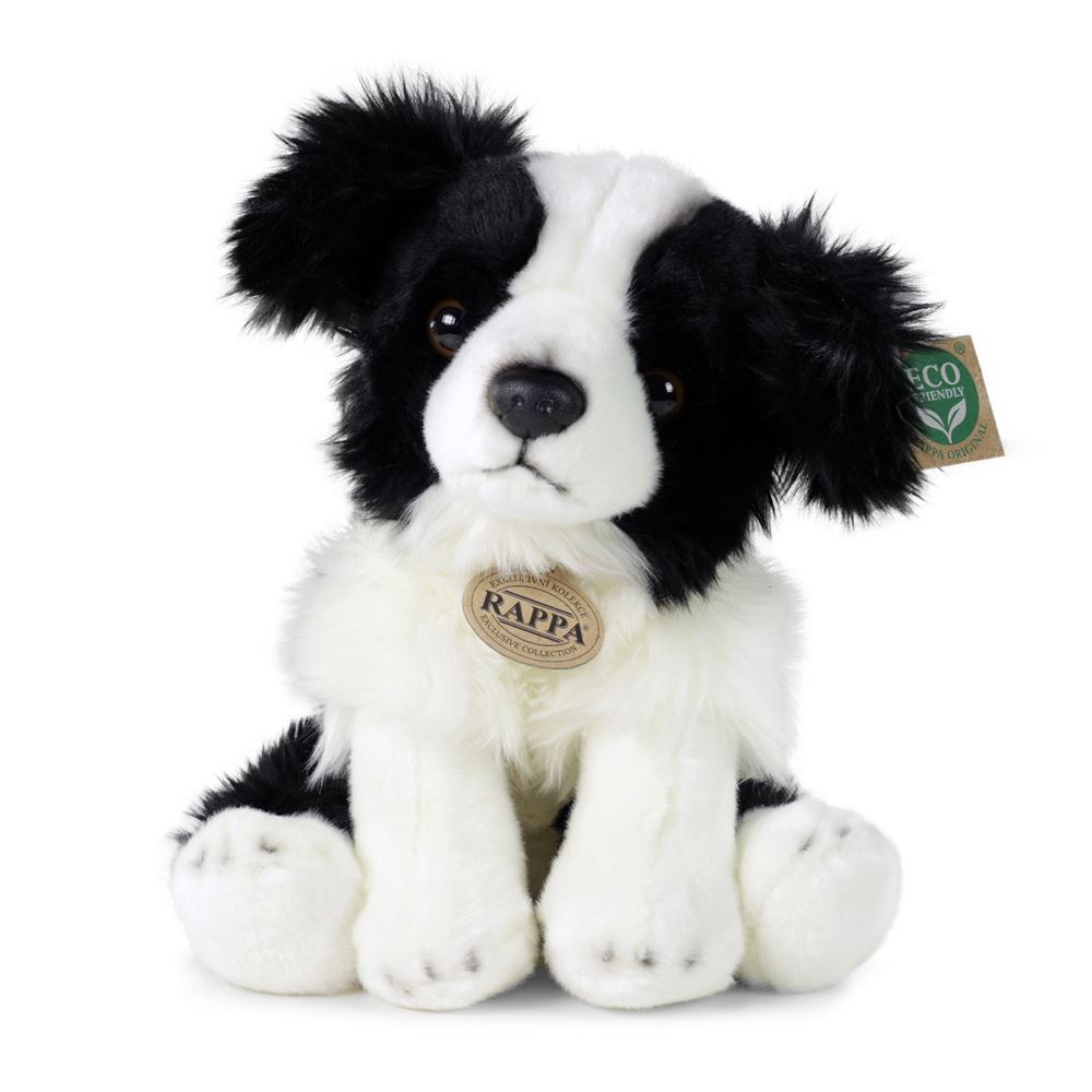 Pluche border collie 30 cm eco-vriendeli