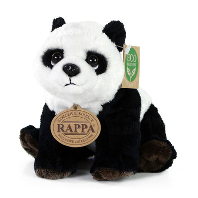 Pluche panda 18 cm eco-vriendelijk