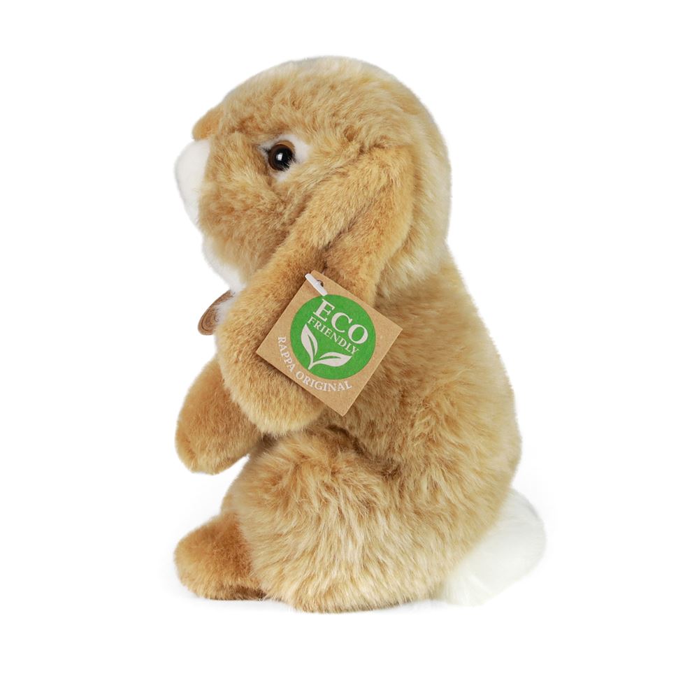 Pluche beige haas 18 cm eco-vriendelijk