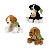 Pluche honden assorti 14cm eco-vriendeli - afbeelding 1