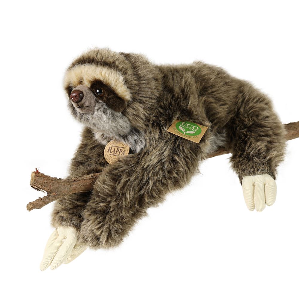 Pluche luiaard 30 cm eco-vriendelijk