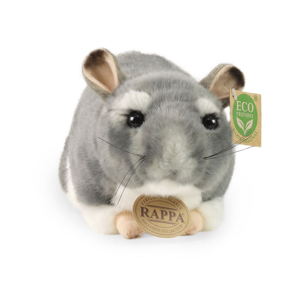 Pluche chinchilla 22 cm eco-vriendelijk