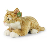 Pluche rood gestreepte kat 40 cm eco-fri | 2 stuks - afbeelding 1