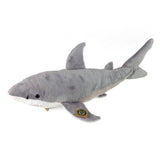 Pluche witte haai 51 cm eco-friendly - afbeelding 2