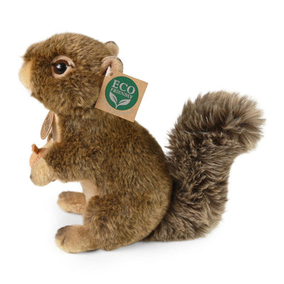 Pluche eekhoorn met eike 20 cm eco-vrien