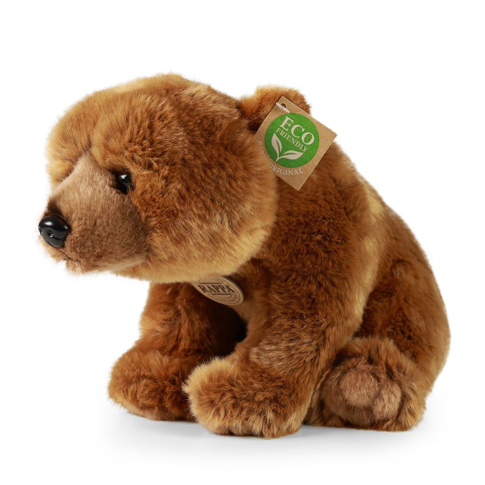 Pluche grizzly beer 30 cm eco-vriendelij