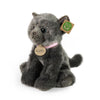 Pluche kat grijs 25 cm eco-vriendelijk