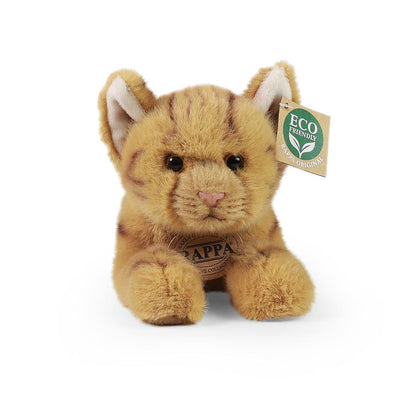 Pluche bruin kat 20 cm eco-vriendelijk