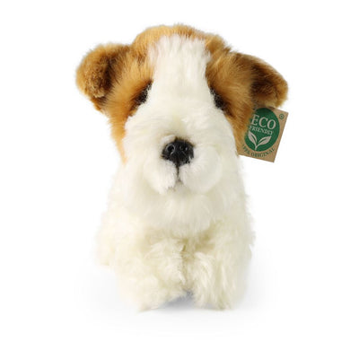 Pluche hond fox terriër 20 cm eco-vriend