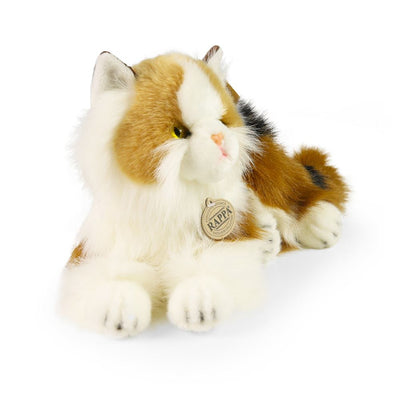 Pluche driekleurige kat 30 cm eco-vriend