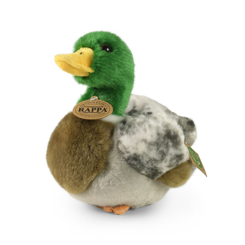 Pluche eend 20 cm eco-vriendelijk