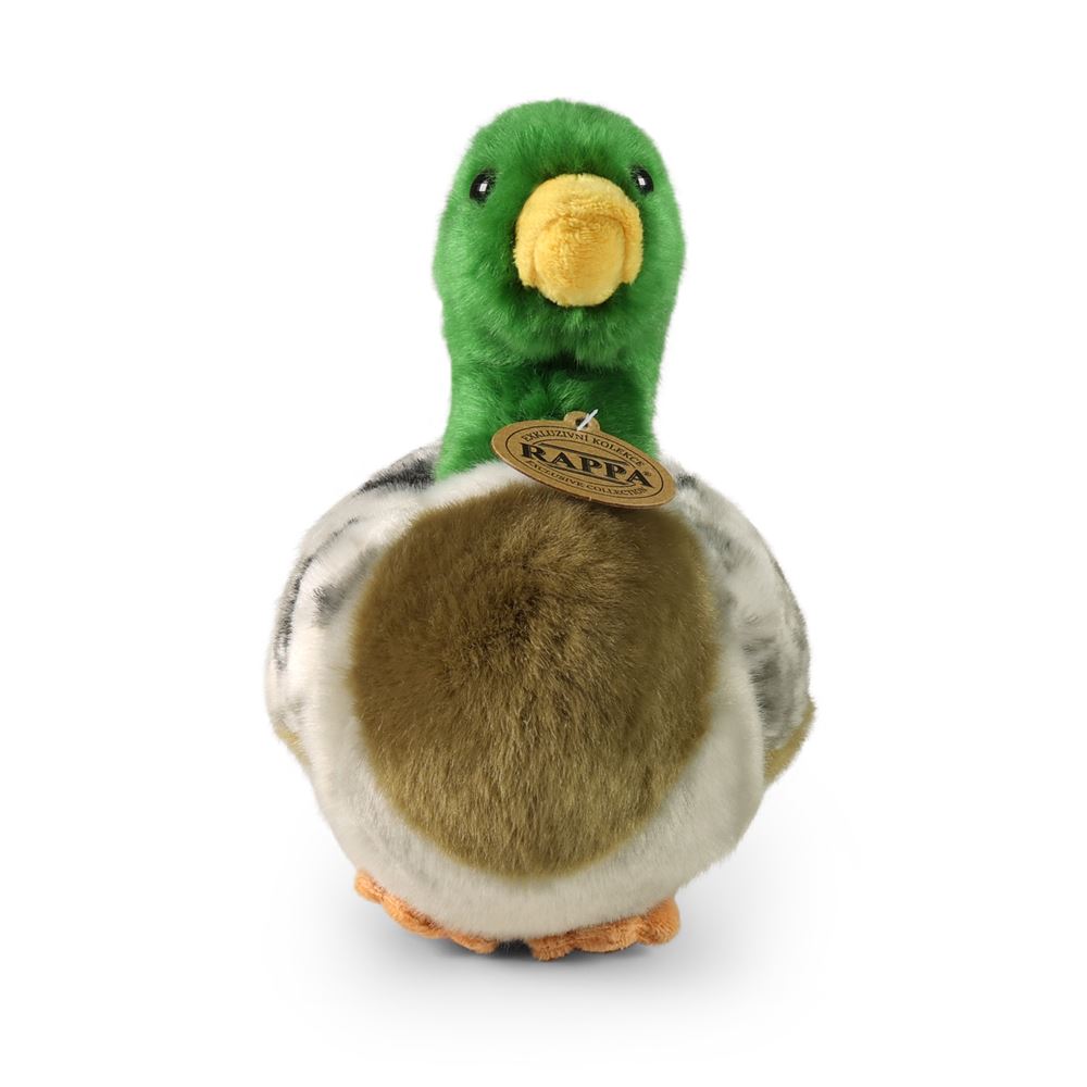 Pluche eend 20 cm eco-vriendelijk