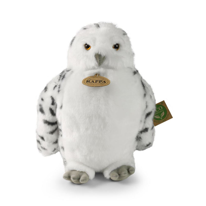 Pluche witte uil 28 cm eco-vriendelijk