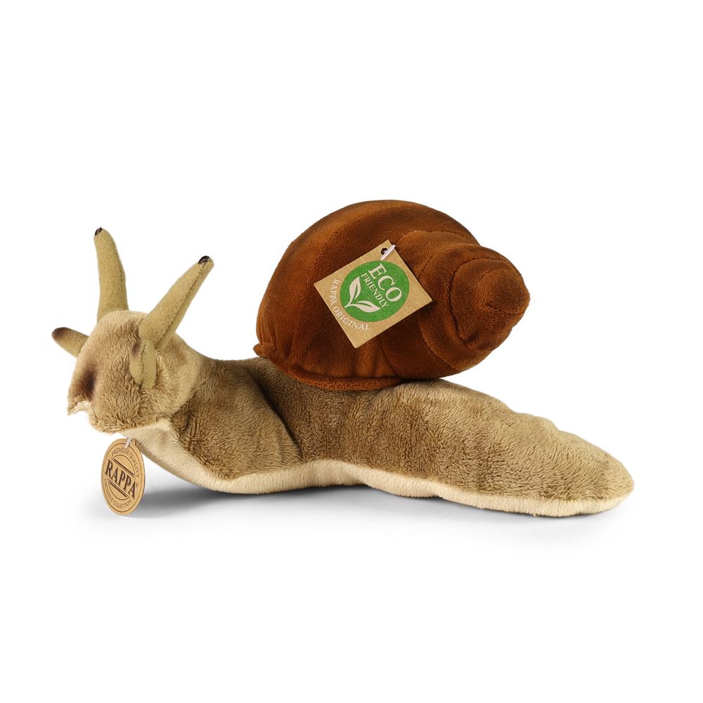 Pluche slak 24 cm eco-vriendelijk