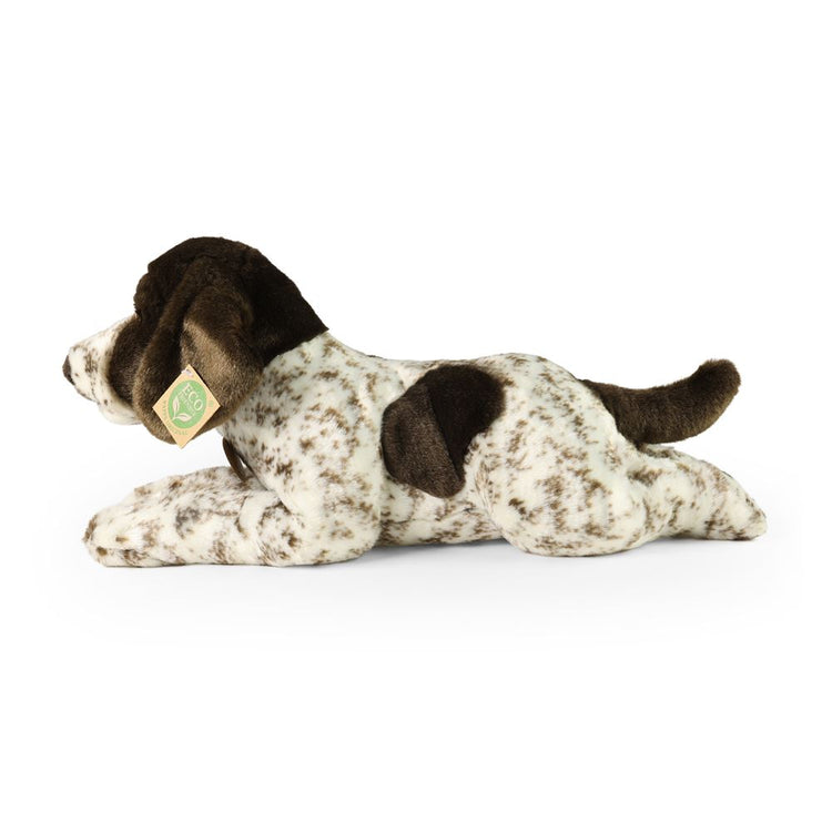 Pluche duitse staande hond 43 cm eco-vri