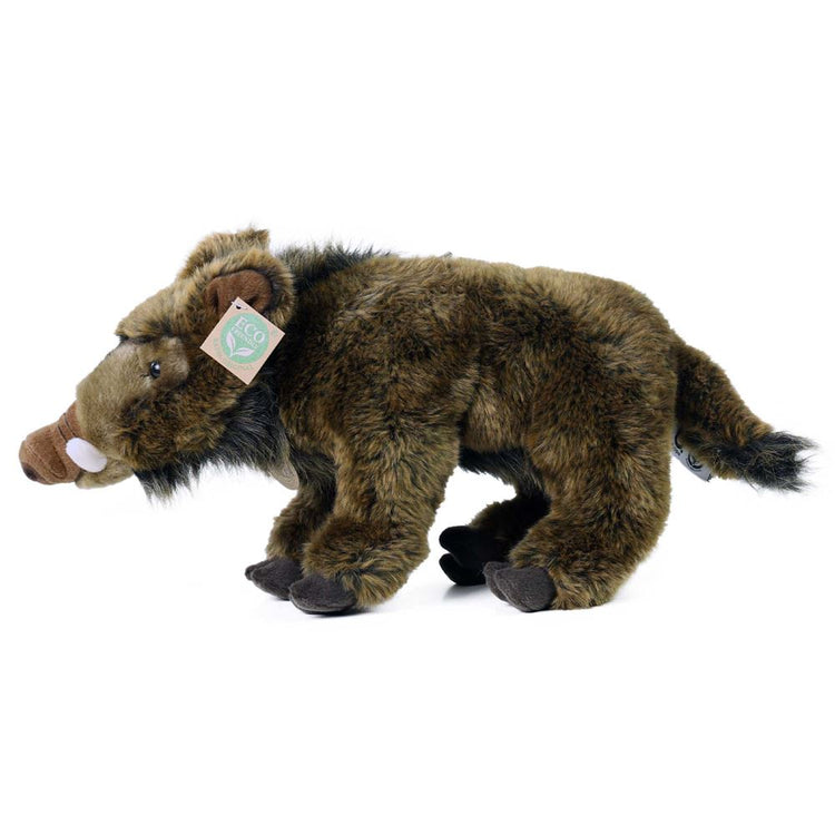 Pluche wild zwijn 37 cm eco-vriendelijk
