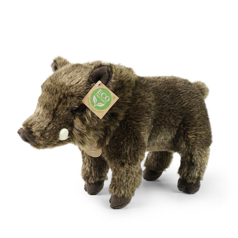 Pluche wild zwijn 30 cm eco-vriendelijk