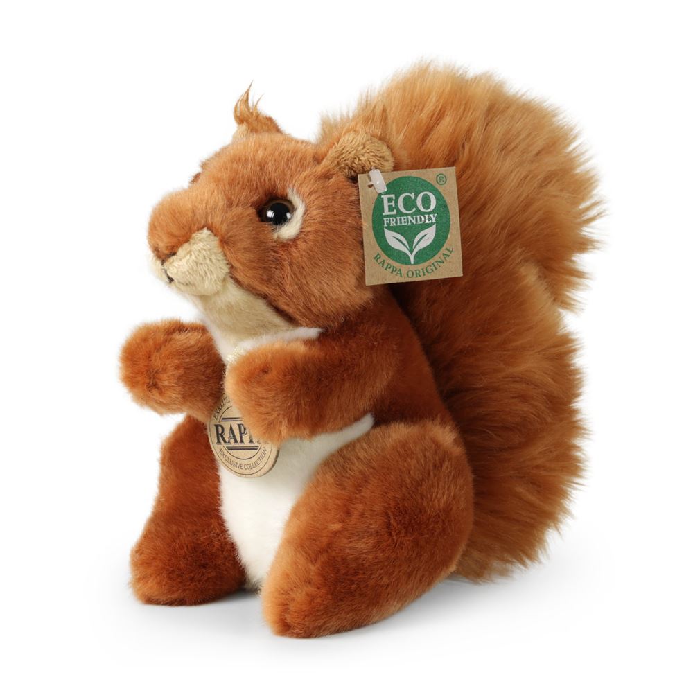 Pluche eekhoorn 18 cm eco-vriendelijk
