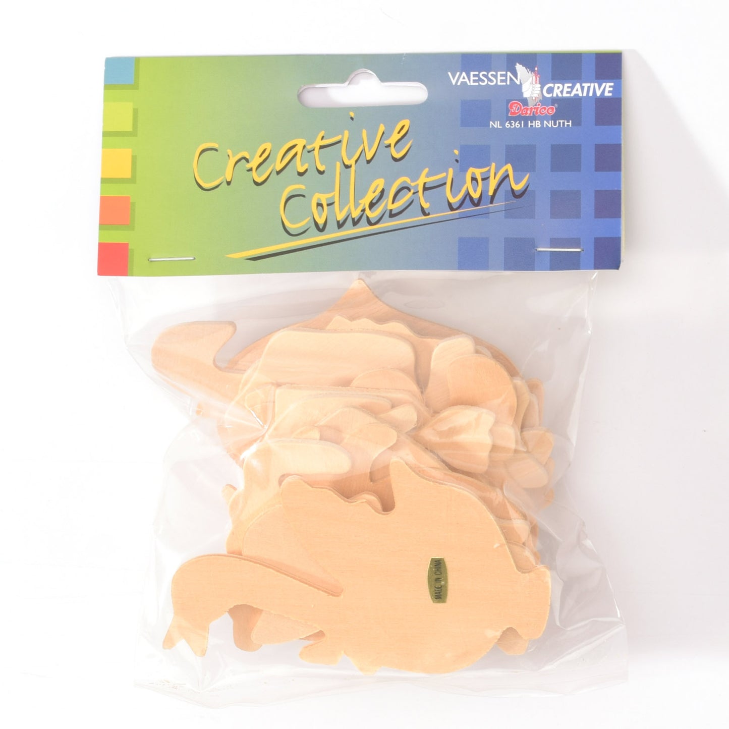 Vaessen creative • houten figuurtjes assorti 65g