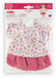 Corolle poppenkleding set bloemenblouse en rok 36cm poppenaccessoire.