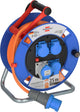 Brennenstuhl camping kabelhaspel 25m garant cee ip44 (cee haspel met h07rn-f 3g2,5-kabel in oranje, kabelhaspel voor permanent gebruik buitenshuis ip44, made in germany)