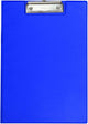 Maul klembordmap a4 staand pvc met penlus blauw
