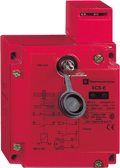 Schneider electric eindschakelaar m vergrendelfunctie - xcse7312 - e27s2