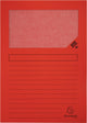 Exacompta l-map forever | voor ft a4 | pak van 25 stuks | rood
