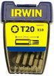 Irwin schroefbit torx t20 - 25 mm - 10 stuks