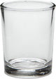 Creotime glazen waxinelicht 4,5x6,5 cm 12 stuks
