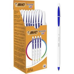 Balpen bic cristal up blauw 0,35 mm