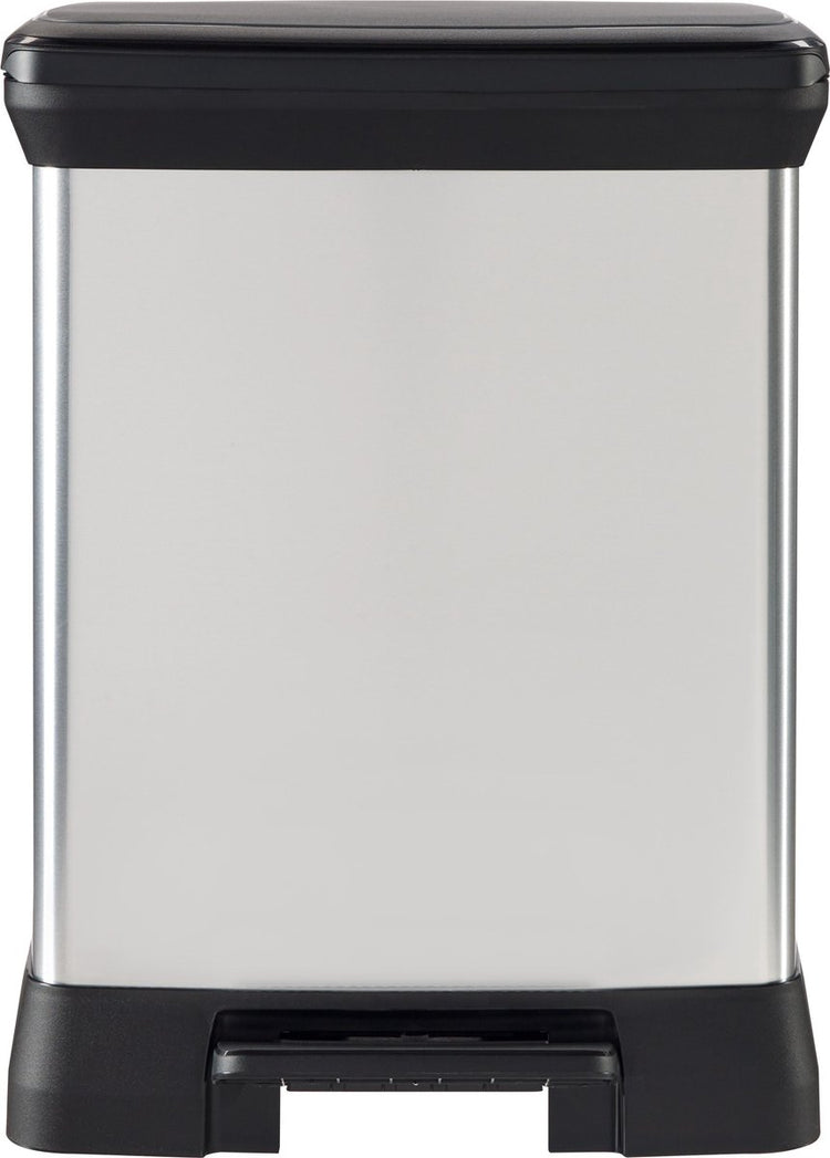Curver pedaalemmer deco 30 l zilver 240642