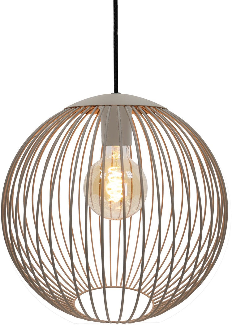 Eglo lindero hanglamp - e27 - ø 32 cm - zandkleur beige
