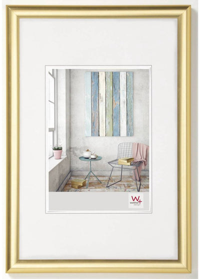 Walther trendstyle - kunststof lijst - fotoformaat 18x24 cm - goud