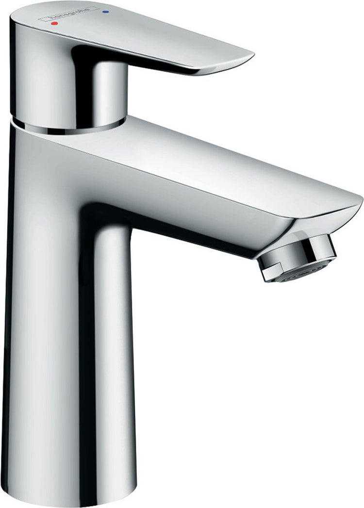 Hansgrohe talis e 1 greeps wastafelkraan - 110 popup - trekwaste - geborsteld brons