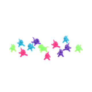 No brand unicorn kruipende sticky raamlopers 12 stuks | 12 stuks