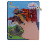 Vingerpopen dino | 4 stuks - afbeelding 1